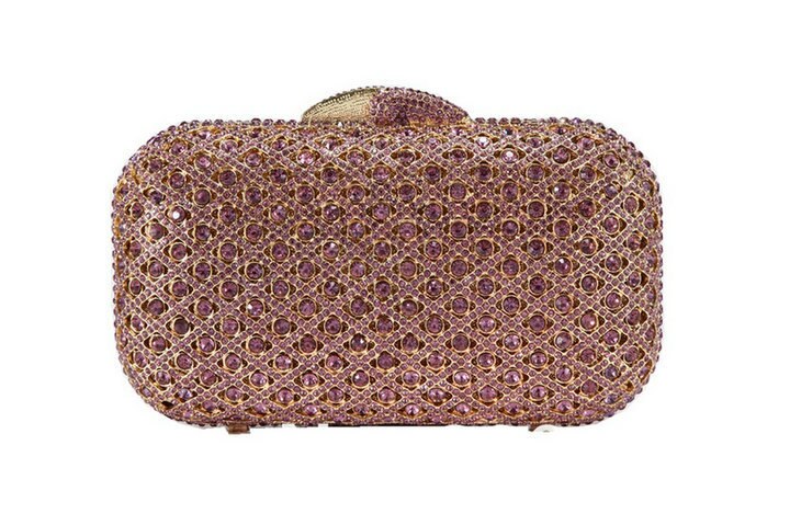 Boutique De FGG Women Crystal Clutch Evening Purses and Handbags Luxury Diamond Bridal Minaudiere Bags Party Cocktail Clutch Bag