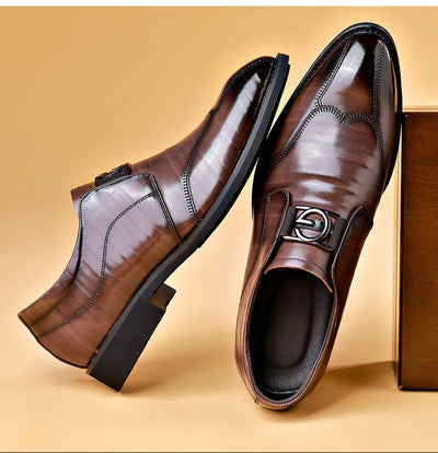 Patent Leather Brogue Shoes for Male Formal Wedding Party Office Shoes Men Oxfords Business Shoes Size 48