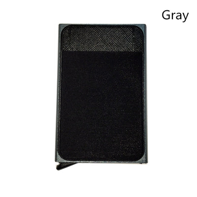 Men Business Aluminum  Cash ID Card Holder RFID Blocking Slim Metal Wallet Coin Purse card case  credit card wallet rfid wallet