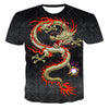 Summer Dragon 3D Printed Pattern Men's T-shirt Casual Sports O Collar Short Sleeved Shirt Hip-Hop Harajuku Oversized T Shirt 6XL