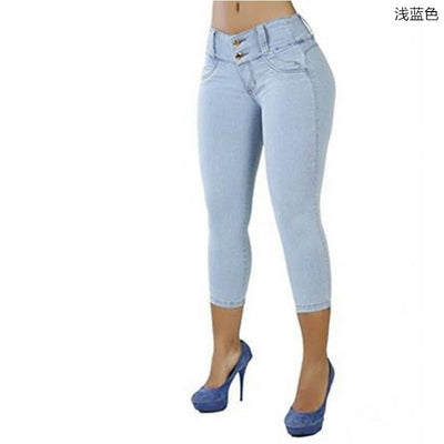 Calf-Length Pants Casual Dress Skinny Jeans Women Vintage Women's Clothes Women's Summer Breeches Street Wear Zipper Button Yk2