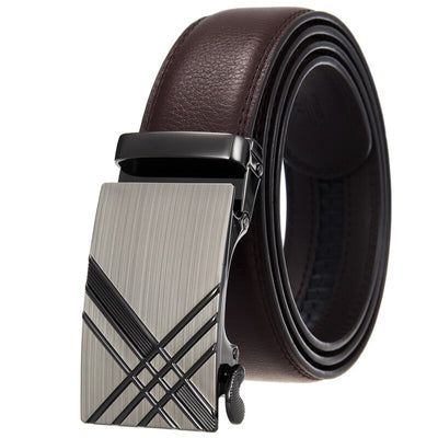 Plyesxale Luxury Designer Mens Belts Adjustable Top Quality Cowskin Leather Belt For Men 35mm Width Tan Brown Black Strap B1047