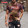 Fashion Hip Hop Rock Judas Priest Band 3D Printed T shirts For Men Casual O-neck Short Sleeve Tops Street Trend Oversized Tees