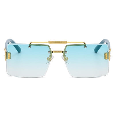 2023 New Big Frame Rectangle Sunglasses Women Brand Diamond Sun Glasses Female Fashion UV400 Shades Eyewear