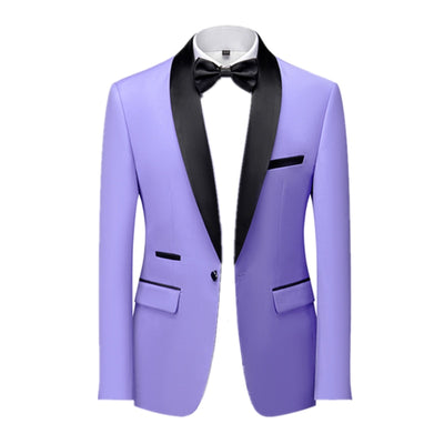 Men Skinny Terno Masculino Formal Slim Fit Tuxedo Prom Suit / Male Groom Wedding Blazers High Quality Dress Jacket Coat