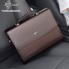 Men Laptop Bag Men's Documents Handbags Man For Tote Brand Pu 2023 Briefcase Organizer Bags Shoulder Business Leather For Male