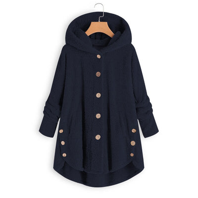 2023 Autumn and Winter Dress Women's Medium Length Lamb Plush Double sided Fleece Coat Women