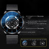 2023 New Men's Fashion Business Watches for Men Golden Stainless Steel Watch Mesh Strap Casual Quartz Wrist Watch reloj hombre