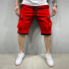 2021 New Summer Loose shorts men jogging short pants Casual fitness streetwear men Multi-pocket sport casual hip cargo shorts