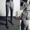 Men Suit Pants Formal Trousers Stretch Slim Pantalone Hombre Calça Masculina Solid Color Casual Dress Pants Fashion Men Clothing