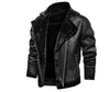 Large Size 4XL Racing fashion new style Jacket Men Leather Flights Jacket Black Aviator Pilot Coats Autumn Winter New Men's