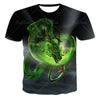 Summer Dragon 3D Printed Pattern Men's T-shirt Casual Sports O Collar Short Sleeved Shirt Hip-Hop Harajuku Oversized T Shirt 6XL