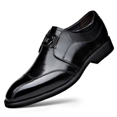 Patent Leather Brogue Shoes for Male Formal Wedding Party Office Shoes Men Oxfords Business Shoes Size 48