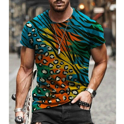 2022 Summer New Style Jesus 3D Print Retro Harajuku Ethnic Short Sleeve T-shirt O-Neck Polyester Material Men's T-shirt