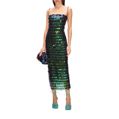 Luxury Women Cocktail Dress Sequins Sleeveless Split Sling Backless Glitter Vestidos Sexy Slim Celebrity Evening Party Dresses