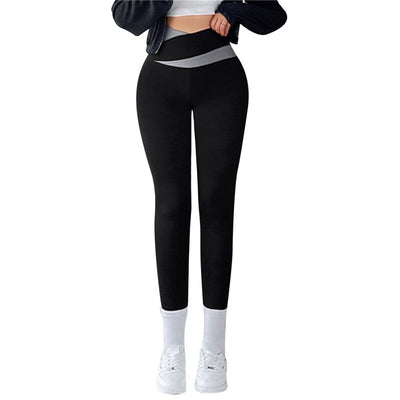 2023 Nylon Back V Butt Yoga Pants Women High Waist Fitness Workout Gym Running Scrunch Leggings Trousers Jogging Active Wear