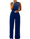 Jump Suits Party Sequins Wide Leg Jumpsuit Women Elegant Sexy Sleeveless One Piece Outfits Summer 2022 Evening Club Jumpsuiits