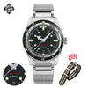 IPOSE IX&DAO 5303 Watch For Men PT5000 Movement Automatic Mechanical GMT Sport Retro Diving Casual Dress 200m Waterproof Watches