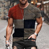 Summer New Men's T-Shirt Top Men's Top Tribal 3D Print Round Neck Holiday Harajuku Short Sleeve 2023 Casual Men's Funny Dress