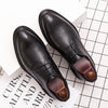 2023 Spring Gentleman Oxfords Leather Shoes Luxury Goods Men Shoes Fashion Casual Pointed Toe Formal Business Male Wedding Dress