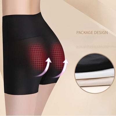 Safety Pants Women Under Skirt Dress Safety Cycling Shorts Seamless Ladies Panties Slimming Female Underwear White Cool Summer