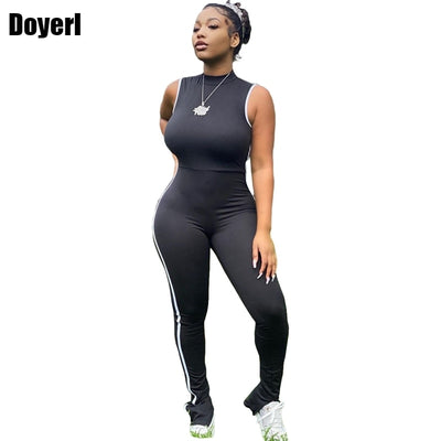 Active Wear Women Bodycon Jumpsuit Romper Overall Sport Workout Casual Jumpsuit Black One Piece Jumpsuit In Women Outfits 2022