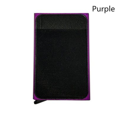 Men Business Aluminum  Cash ID Card Holder RFID Blocking Slim Metal Wallet Coin Purse card case  credit card wallet rfid wallet