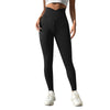 2023 Nylon Back V Butt Yoga Pants Women High Waist Fitness Workout Gym Running Scrunch Leggings Trousers Jogging Active Wear