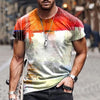 Summer New Men's T-Shirt Top Men's Top Tribal 3D Print Round Neck Holiday Harajuku Short Sleeve 2023 Casual Men's Funny Dress