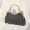 Vintage Diamond Dinner Bag Party Evening Clutches Rhinestone Handbag Women's Dress Chains Crossbody Bag Crystal Shoulder Bag Sac