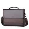 Men Laptop Bag Men's Documents Handbags Man For Tote Brand Pu 2023 Briefcase Organizer Bags Shoulder Business Leather For Male