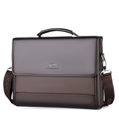 Men Laptop Bag Men's Documents Handbags Man For Tote Brand Pu 2023 Briefcase Organizer Bags Shoulder Business Leather For Male