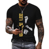 2023 New Kung Fu Star Print Tshirt  Trendy Bruce Lee 3d Print T-shirt Men's Retro Streetwear High Quality Short Sleeve T-shirt