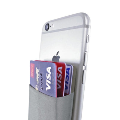 2019 Fashion Elastic Lycra Adhesive Cell Phone ID Credit Card Holder Women Sticker Pocket Wallet Case Card Holder #C2