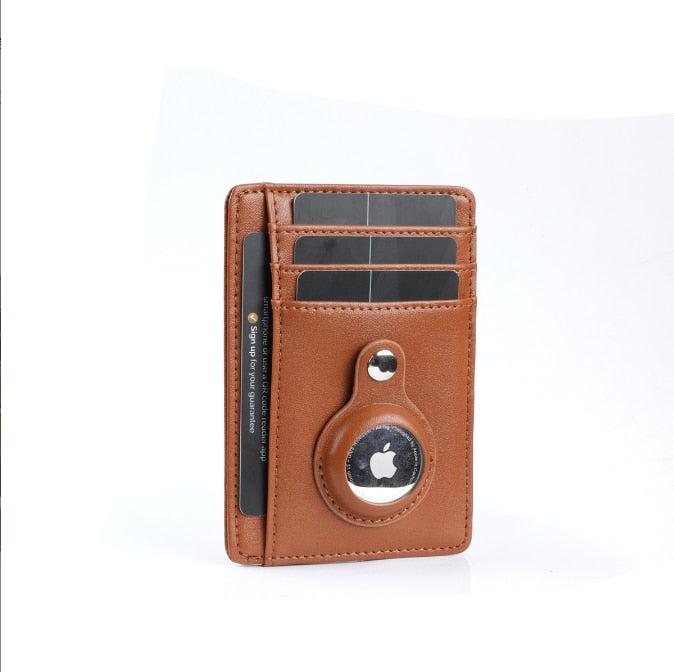New Airtag Wallet Retro Leather for AirTag Wallet Card Protective Case Anti Scratch Fall Men Women Airtag GPS Protection Cover