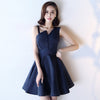 New Korean Version Of The Dress Short Irregular Neckline Waist Slim Elegant Dress Party Small Dress Women's Clothing