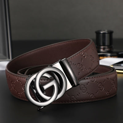 2023 New Luxury Vintage Designer Brand Cowhide Belt Men High Quality Women Genuine Leather Dress Strap for Jeans Waistband