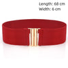 Women'S Elastic Wide Belt Golden Leaves Waist Belt Buckle Female Dress Coat Sweater Decorative Waistbands Fashion Cummerbands