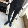 Plus Size 38-28 Spring Summer Ankle Length Mens Suit Pant Pure Color Business Slim Fit Dress Pants Social Party Wedding Trousers