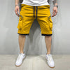 2021 New Summer Loose shorts men jogging short pants Casual fitness streetwear men Multi-pocket sport casual hip cargo shorts