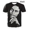 Women/Mens T Shirt Bob Marley Legend Reggae 3D Print T-Shirt Summer Casual Tees