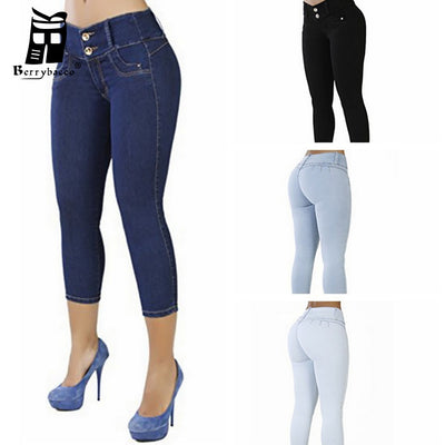 Calf-Length Pants Casual Dress Skinny Jeans Women Vintage Women's Clothes Women's Summer Breeches Street Wear Zipper Button Yk2