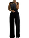 Jump Suits Party Sequins Wide Leg Jumpsuit Women Elegant Sexy Sleeveless One Piece Outfits Summer 2022 Evening Club Jumpsuiits