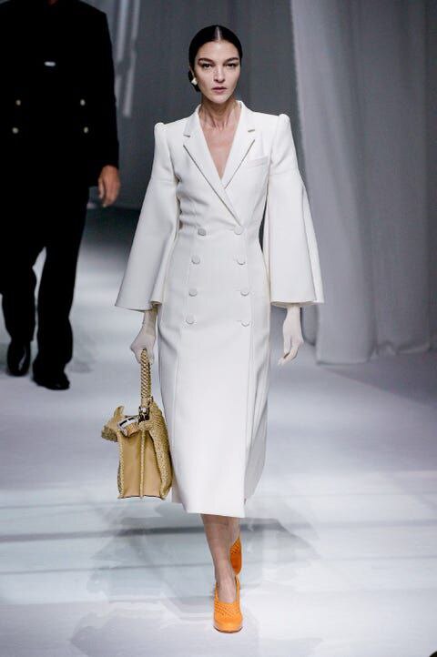 Elegant Women Dress Double Breasted Long Sleeve Show Gown Fashion Celebrity Party Custom Made Coat