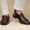 New Brown Sandals for Men Buckle Strap Dress Shoes Handmade Black Size 38-46 Free Shipping  Sandale Homme