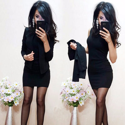 Elegant Blazer Jacket Dress Suits Women Business Work Uniform Office Lady Professional 2Piece Set Suit Dress Female Fashion 2022