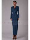 Women's Suit Long Jacket One Piece Blazer Double Breasted Formal Tuxedo Party Dress костюм женский