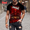Fashion Hip Hop Rock Judas Priest Band 3D Printed T shirts For Men Casual O-neck Short Sleeve Tops Street Trend Oversized Tees