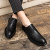 2023 Spring Gentleman Oxfords Leather Shoes Luxury Goods Men Shoes Fashion Casual Pointed Toe Formal Business Male Wedding Dress