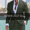 Men's Suit Linen Tip Lapel One Button Formal Groom Groomsmen Dress Jacket Pants Blazer Set Tuxedo